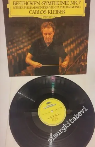 33 LP PLAK VINYL: Carlos Kleiber, Wiener Philharmoniker, Ludwig Van Beethoven - Symphonie Nr. 7 -        1976