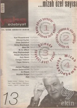 Yaba Edebiyat Dergisi Sayı: 13 Kolektif Yaba Yayınları Satın Al - ekin