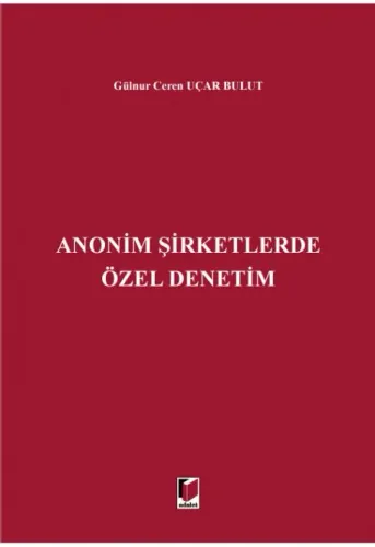 Anonim Şirketlerde Özel Denetim