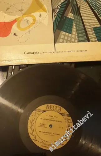 33 LP PLAK VINYL: George Gershwin, Salvatore Camarata,The Kingsway Symphony Orchestra, Arthur Sandford  Gershwin: An American in Paris & Rhapsody in Blue -        1951
