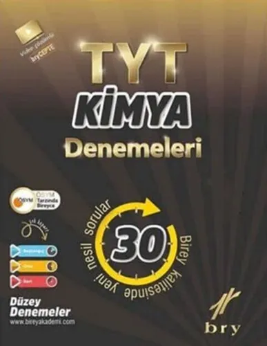 BRY TYT - BRANŞ DENEMELERİ - KİMYA (30 LU) 2027