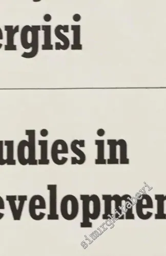 ODTÜ Gelişme Dergisi - METU Studies in Development - Sayı: 20      Yaz 1978
