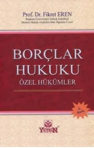 Borçlar Hukuku Özel Hükümler - Ciltli