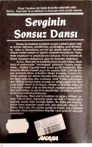 Sevginin Sonsuz Dansı Shirley Maclaine Akaşa %50 indirimli