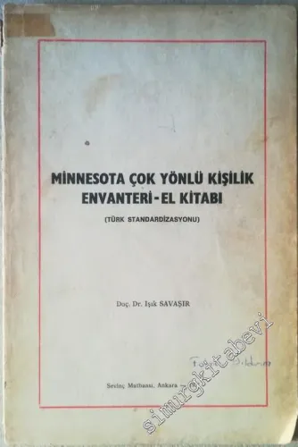 Minnesota Çok Yönlü Kişilik Envanteri El Kitabı (Türk Standardizasyonu) -        1981