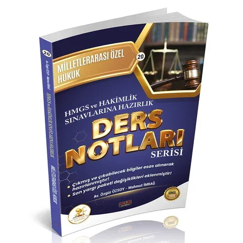 HUKAL HMGS Hakimlik  Milletlerarası Özel Hukuk Ders Notları