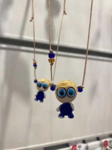 Erkek Çocuk Cam Kolye