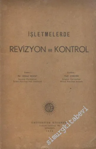 İşletmelerde Revizyon ve Kontrol