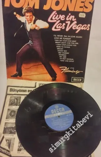 33 LP PLAK VINYL: Tom Jones - Live in Las Vegas -        1969