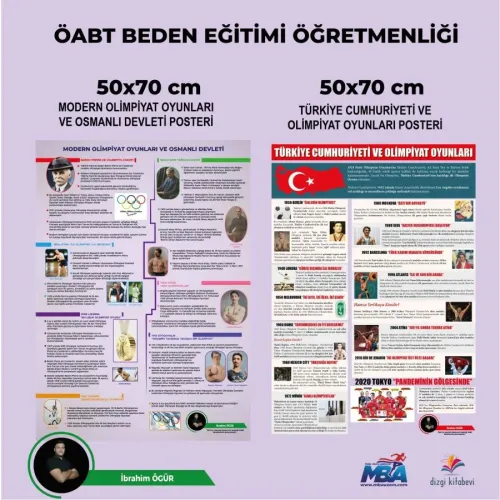 Dizgi Kitap Yayınları Beden Eğitimi Öğretmenliği Olimpiyat Oyunları Posterleri