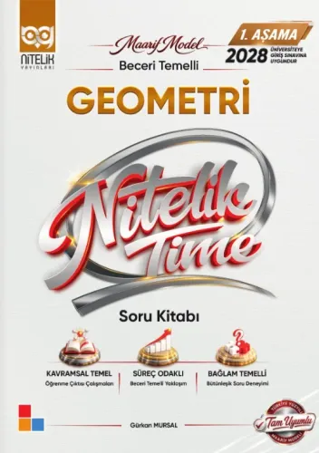 Nitelik Yayınları Üniversiteye Hazırlık GEOMETRİ Maarif Beceri Temelli