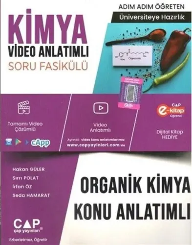 Çap Yayınları Organik Kimya Konu Anlatımlı