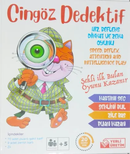 Cingöz Dedektif Oyunu - Halkkitabevi