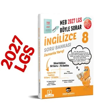 Sinan Kuzucu 8. Sınıf LGS İngilizce Soru Bankası