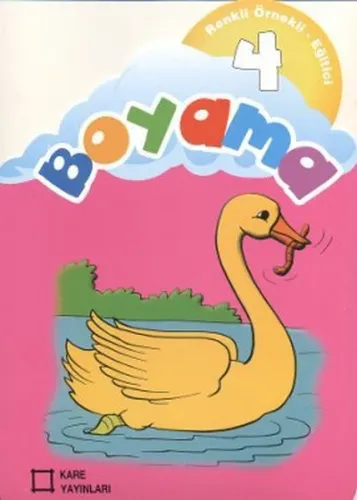 Renkli Örnekli Eğitici Boyama 4