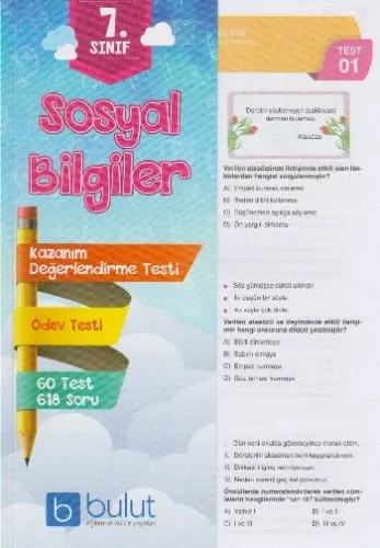 Bulut Eğitim 7. Sınıf Sosyal Bilgiler Yaprak Test