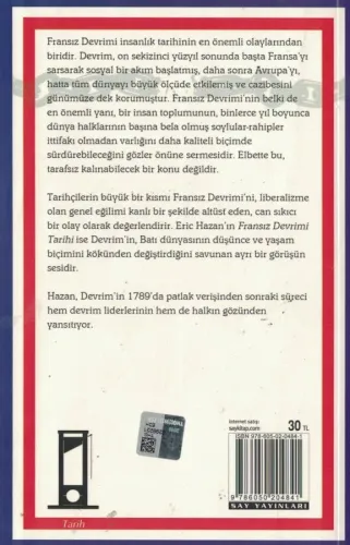 Fransız Devrimi Tarihi Eric Hazan Say Yayınları %40 indirimli