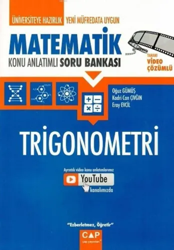 Çap Yayınları AYT Matematik Trigonometri Konu Anlatımlı Soru Bankası 2020 Özel Çap