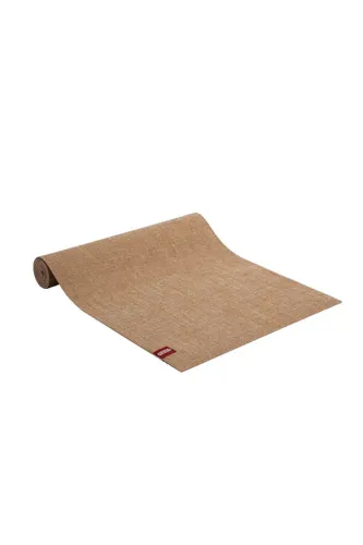 Doğal Jüt Kaplama Yoga Mat -Bej -Teşhir Ürünü