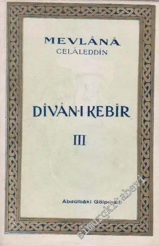 Divan- ı Kebir, Cilt: 3 -        1958