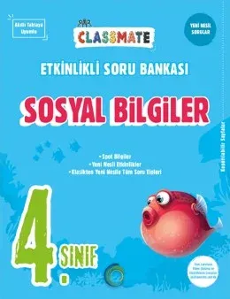 Okyanus 4. Sınıf Classmate Sosyal Bilgiler Etkinlikli Soru Bankası