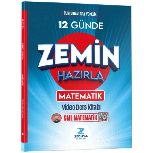Zeduva Yayınları SML Matematik 12 Günde Zemin Hazırla Matematik Video Ders Kitabı