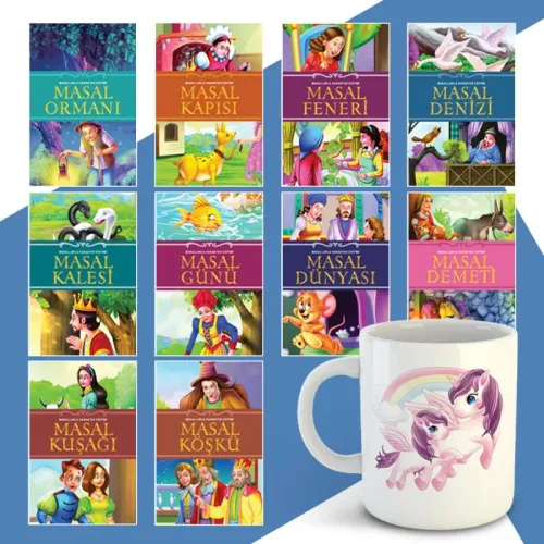 Masallarla Karakter Eğitimi 10 Masal ve Unicorn Kupa -2 - Halkkitabevi