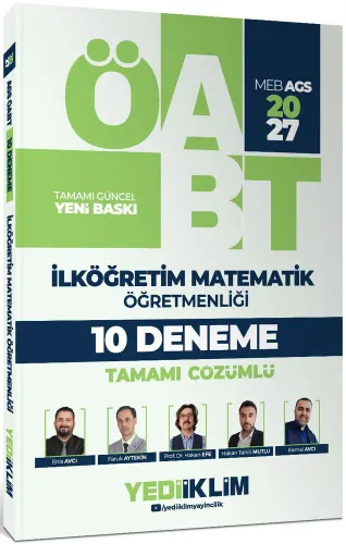 Yediiklim Yayınları 2027 MEB AGS ÖABT İlköğretim Matematik Öğretmenliğ