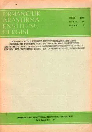 Ormancılık Araştırma Enstitüsü Dergisi