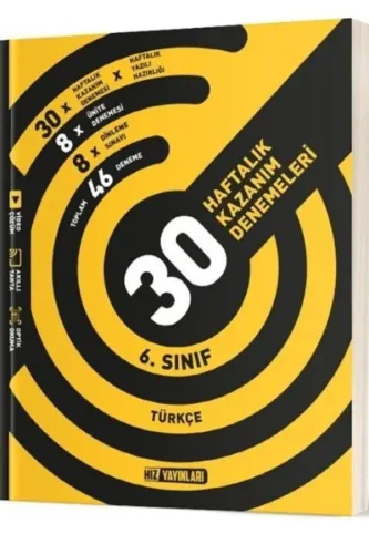 HIZ 6.SINIF TÜRKÇE 30 HAFTALIK DENEME
