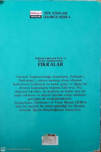 Osmanlı Dönemi Fıkralar Hasan Cem Milliyet %62 indirimli