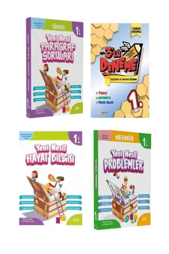 ONburda 1.Sınıf 2.Dönem Set (4 Kitap)