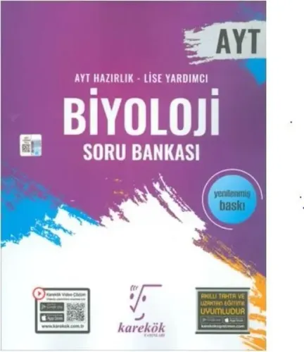 Karekök AYT Biyoloji Soru Bankası  Karekök Yayınları 9786258419504