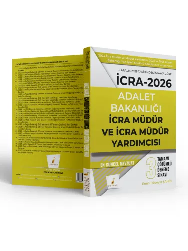 İcra Müdür ve Müdür Yardımcısı Tamamı Çözümlü 3 Deneme Sınavı İcra Müdür ve Müdür Yardımcısı Tamamı Çözümlü 3 Deneme Sınavı