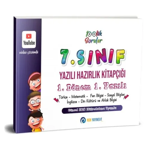 NSN Yayınları 7. Sınıf Yazılı Hazırlık Kitapçığı 1. Dönem 1. Yazılı