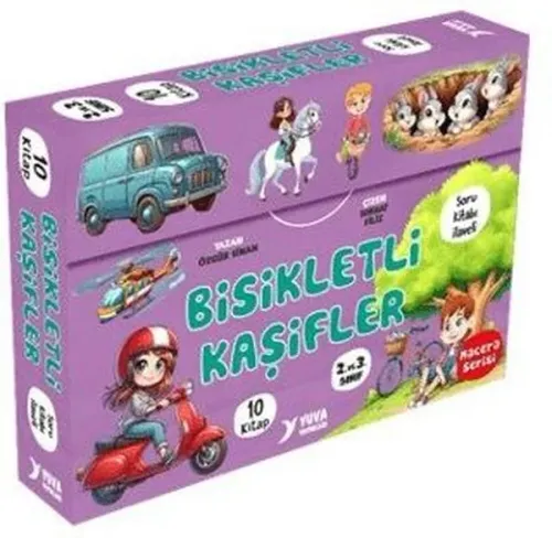 BİSİKLETLİ KAŞİFLER MACERA 2.VE 3.SINIF 10 KİTAP