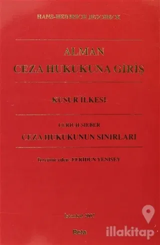 Alman Ceza Hukukuna Giriş - Ceza Hukukunun Sınırları