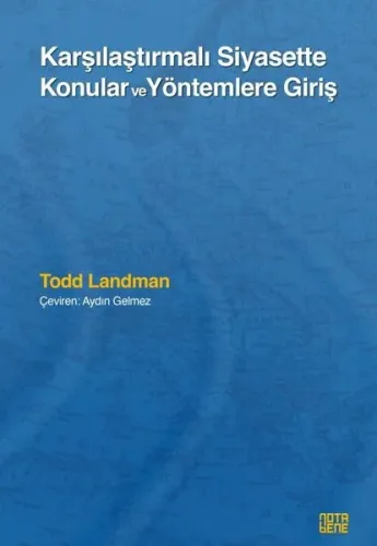 Karşılaştırmalı Siyasette Konular Ve Yöntemlere Giriş