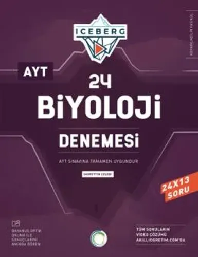 Okyanus Yayınları Ayt Iceberg 24 Biyoloji Denemesi