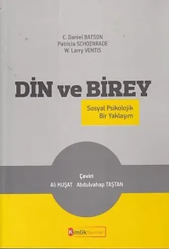 Din ve Birey (Sosyal Psikolojik Bir Yaklaşım); Din Psikolojisi