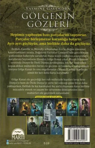 Gölgenin Gözleri Yasmine Galenorn Martı Yayınevi %63 indirimli
