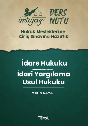 HMGS İdare Hukuku - İdari Yargılama Usul Hukuku