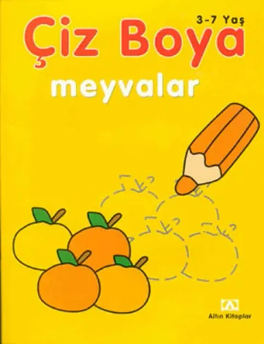Meyvalar Çiz Boya 3-7 Yaş