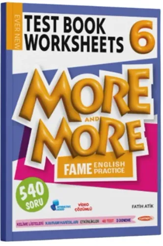 6. SINIF MORE&MORE TEST BOOK WORKSHEETS