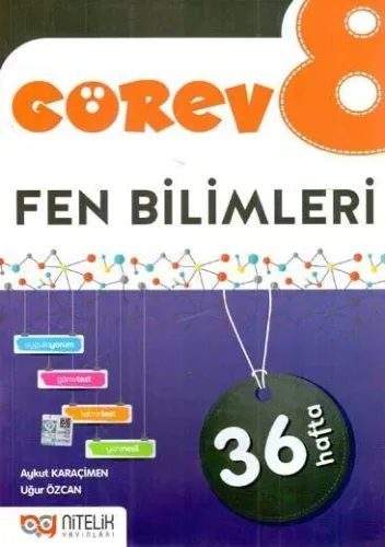 Nitelik Yayınları 8. Sınıf Fen Bilimleri Görev Soru Bankası
