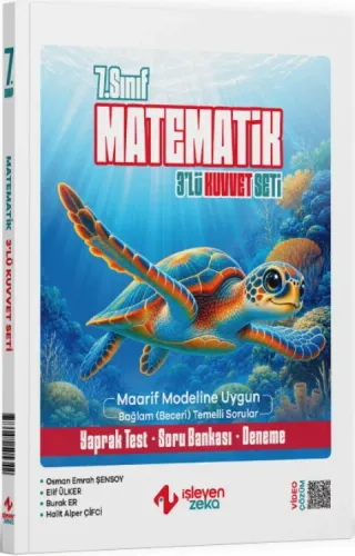İşleyen Zeka Yayınları 7. Sınıf Matematik Maarif 3'lü Kuvvet Serisi Seti