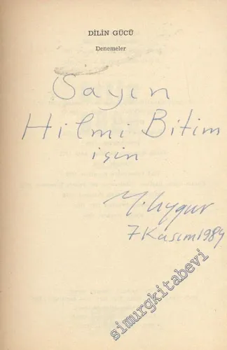 Dilin Gücü -