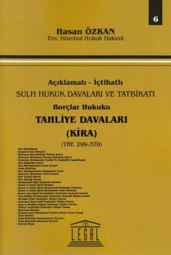 Tahliye Davaları ( Kira )-Seri 6