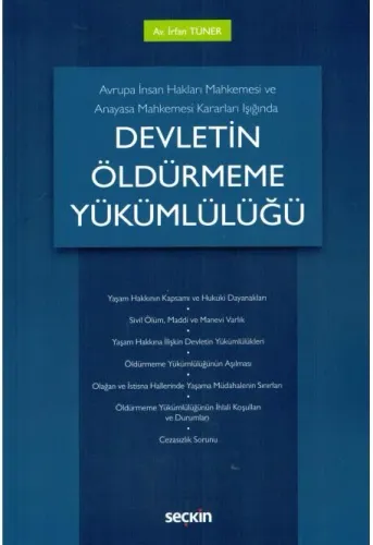 Devletin Öldürmeme Yükümlülüğü