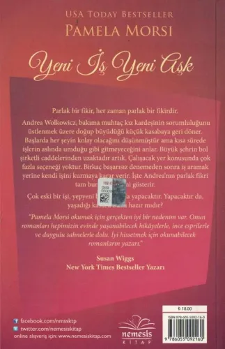 Yeni İş Yeni Aşk Pamela Morsi Nemesis Kitap %44 indirimli